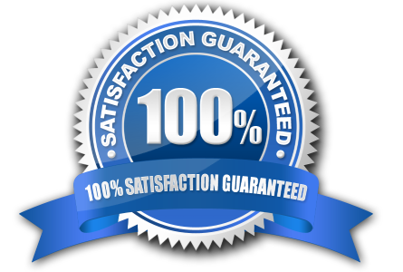 100% satisfaction guarantee